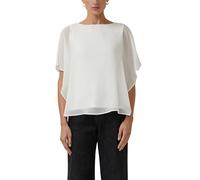 Chiffon-Shirt im Relaxed Fit mit Jersey-Top 38 creme 2176506.0200.38