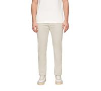 Chinohose S.OLIVER "PHOENIX", Herren, Gr. 36, Länge 32, beige (light beige), Obermaterial: 99% Baumwolle, 1% Elasthan, unifarben, casual, regular fit knöchellang, Hosen, mit Straight Leg (22341136-36)
