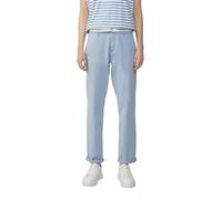 Chino mit geflochtenem Gürtel und Garment Dye 34 blau 2161340.5083.34
