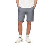 s.Oliver Chino-Shorts Herren Baumwollstretch meliert Regular Fit Blau Größe 33