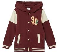 College-Jacke mit Applikation und Kapuze 116/122 rot 2170066.3900.116_122
