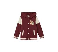 College-Jacke mit Applikation und Kapuze 128/134 rot 2170066.3900.128_134