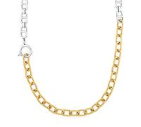 s.Oliver Collier Edelstahl Damen Halsschmuck, 42 cm, Bicolor, Kommt in Schmuck Geschenk Box, 2031455