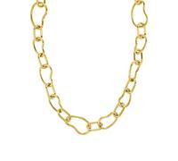 Collier S.OLIVER "2034926" Halsketten Gr. Edelstahl, Länge: 45 cm Breite: 15 mm, gelb (gelbgoldfarben) Damen Colliers Edelstahl (58104955-0)