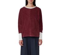 Cord-Shirt mit Teilungsnaht und Fledermausärmeln 34 rot 2170099.3902.34