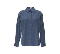 s.Oliver Cordbluse im Relaxed Fit mit Naht-Details blau 48