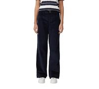 Cordhose mit Wide Leg und fixiertem Umschlag 46/LONG blau 2170186.5959.46_LONG