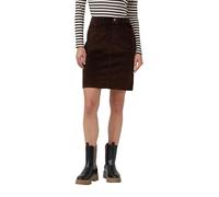 s.Oliver RED LABEL Ausgestellter Mini-Rock mit Baumwoll-Anteil in Dunkelbraun, Größe 42