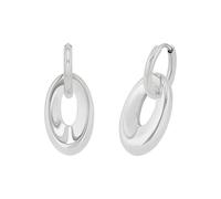 s.Oliver Creolen Edelstahl Damen Ohrschmuck, 2,7 cm, Silber, Kommt in Schmuck Geschenk Box, 2034822