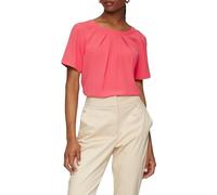 s.Oliver Crêpe-Bluse mit Falten am Ausschnitt