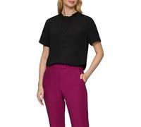 s.Oliver BLACK LABEL Crêpebluse mit Twist-Detail schwarz 38