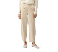 Cropped Barrel Leg Hose aus Interlockjersey 46 beige 2174742.8000.46