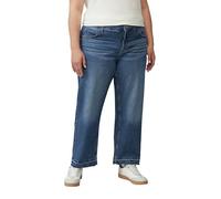 s.Oliver Cropped Jeans/Mid Rise/Straight Fit/mit Saumdetails