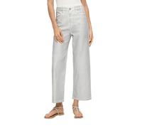 s.Oliver Cropped-Jeans Suri/High Rise/Wide Leg/aus Foil Coated Denim