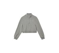 Cropped-Sweatshirt mit Stehkragen und Reißverschluss 146/152 grau 2170695.95W0.146_152