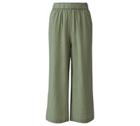s.Oliver RED LABEL Loose Fit Culotte aus Viskose-Mix in Khaki, Größe 36