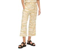 Culotte aus Leinenmix 36 Beige