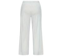 Culotte S.OLIVER, Damen, Gr. 36/38, N-Gr, weiß (blau, rosa gestreift), Single Jersey, Obermaterial: 50% Baumwolle, 50% Viskose, gestreift, mehrfarbig, loose fit ca. Mitte Wade, Hosen Culotte, Schöner