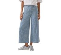 Culotte-Jeans Suri / Regular Fit / High Rise / Wide Leg / aus Denimjaquard 48 blau 2176463.53Y3.48