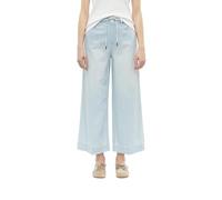 Culotte-Jeans Suri / Regular Fit / High Rise / Wide Leg / im Leinenmix 38 blau 2178637.52Y2.38