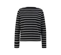 Longsleeve aus Baumwollstretch 34 schwarz