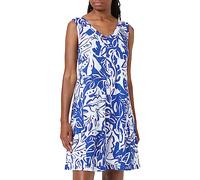 s.Oliver Damen 10.2.11.20.200.2132308 Kleid kurz, 56A0 blau|weiß, 36