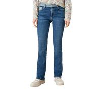 s.Oliver Damen 120.10.202.26.180.2109798 Hose lang Beverly Bootcut, Dark Blue Stretche, 34W 32L EU