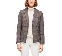 s.Oliver Damen 14.909.54.3732 Anzugjacke,per Pack Violett (Bordeaux Check 49N3),36 (Herstellergröße:36)