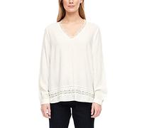 s.Oliver Damen 14.910.11.2371 Bluse, per Pack Beige (Creme 0210), 36 (Herstellergröße: 36)