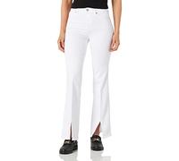 S.Oliver Damen 2127726 Jeans, Selina Flared Leg, Weiß, 38W / 32L EU