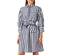 s.Oliver Damen 2137653 Kleid kurz, Blau #Bfb9bd, 38