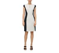 s.Oliver Damen 2140453 Kleid, 02D1 creme|schwarz, 42