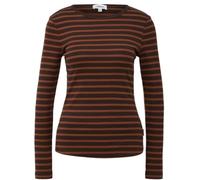 Gestreiftes Longsleeve im Slim Fit 46 braun|orange 2182266.89G6.46