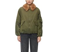 s.Oliver Damen 2182962 Blouson mit Webpelzkragen