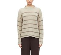 Gestreifter Strickpullover im Relaxed Fit 36 beige 2183205.82X4.36