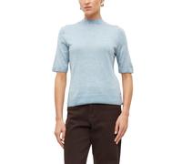 Kurzarm-Pullover mit Rippblende 38 blau 2185019.53W3.38