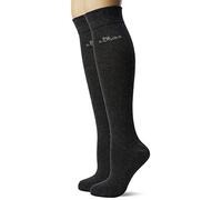 s.Oliver Damen 2er Pack Kniestrümpfe mit weichem Bund für Erwachsene Strümpfe Grau 39/42