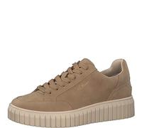 s.Oliver Damen-Sneaker-Schnürschuhe Braun-Cognac braun40
