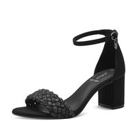 s.Oliver Damen 5-28309-42 Sandale mit Absatz, Black, 39 EU