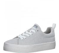 s.Oliver Sneaker Textil Weiß/Silber