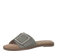 s.Oliver Damen 5-5-27111-20 Schiebe-Sandalen, Olive/Platinum, 42 EU