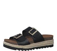 s.Oliver Damen 5-5-27201-28 Schiebe-Sandalen, Schwarz, 39 EU