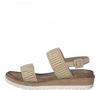 s.Oliver Damen 5-5-28108-28 Flache Sandale, Sand, 39 EU