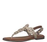 s.Oliver Damen 5-5-28112-28 Flache Sandale, Beige, 37 EU