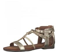 s.Oliver Damen 5-5-28117-28 Flache Sandale, Champagne, 39 EU