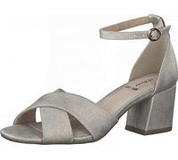 s.Oliver Damen 5-5-28308-38 Sandale mit Absatz, Champagne, 38 EU