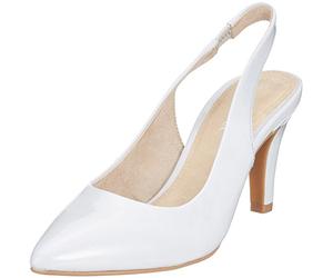 s.Oliver Damen 5-5-29610-30 Slingback Sandalen, Blau (Lt Blue Patent 851), 41 EU