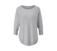 s.Oliver Pullover mit Fledermausärmeln Viskosemix Grau XXL