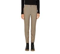 Regular: Hose mit Hahnentritt-Muster 42 beige|schwarz