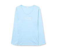 s.Oliver Damen Ak-142-1-45 Pyjamaoberteil, Himmelblau, 44-46 EU